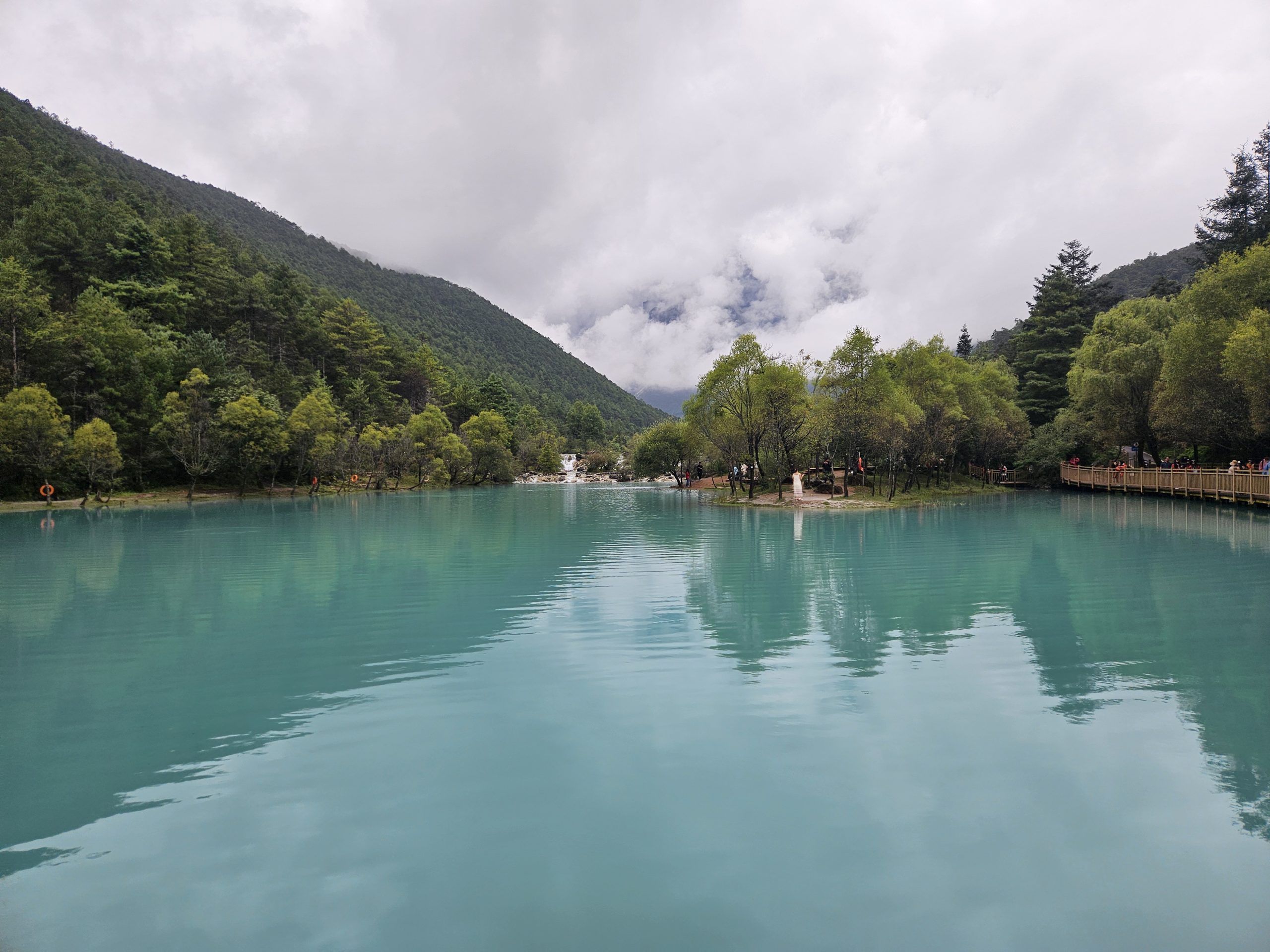 Scenic Blue Moon Valley near Jade Dragon Snow Mountain