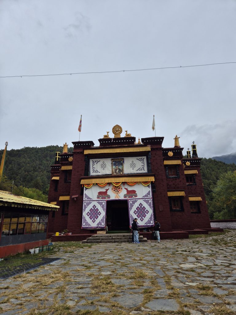 Exterior of Lamaling Monastery in Nyingchi