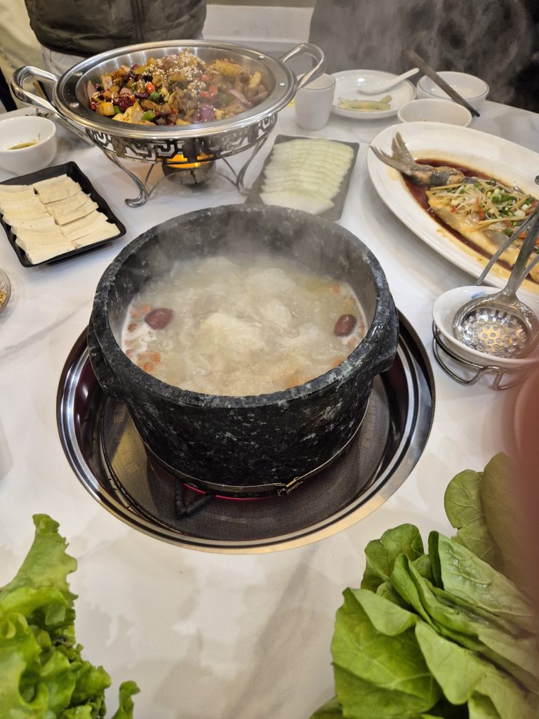 Lulang stone pot chicken dinner in Nyingchi