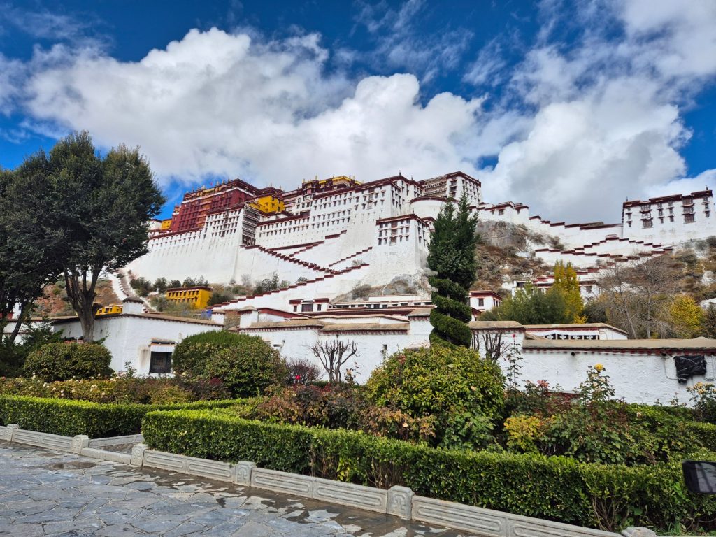 First view of Potala Palace Lhasa
