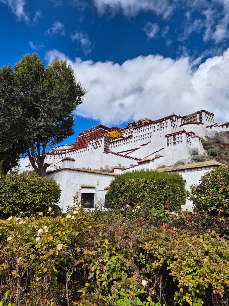 First view of Potala Palace Lhasa