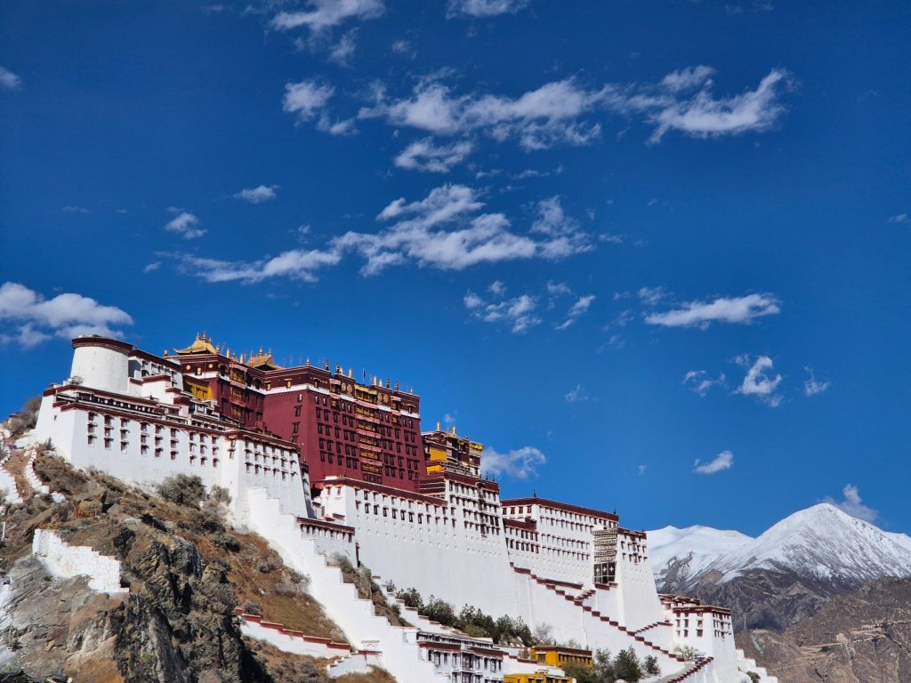 Panoramic view of Potala Palace from Chakpori Hill