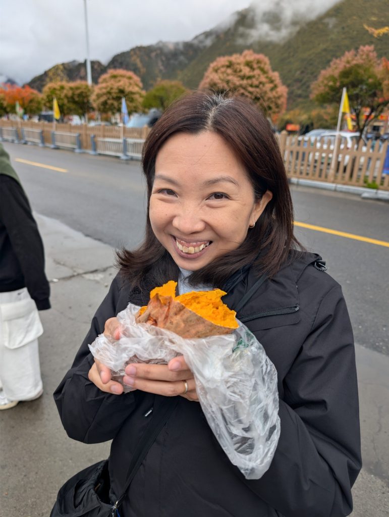 Sweet potato at Basongcuo Scenic Area