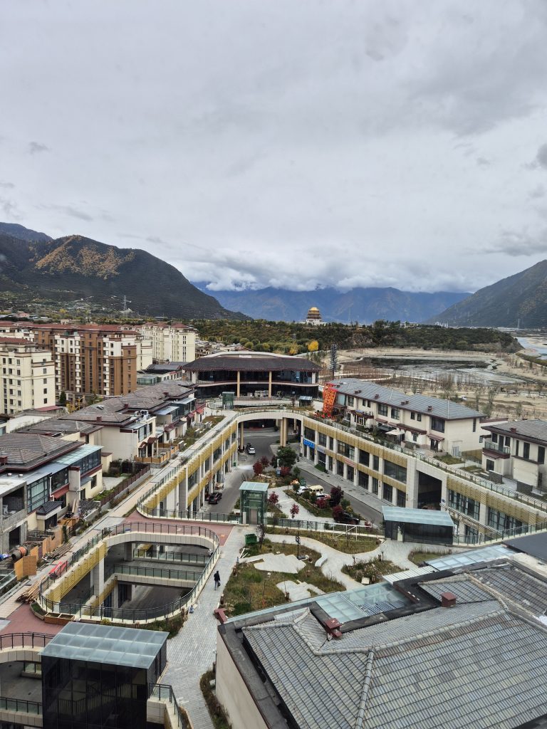View from room at Linzhi Chomura Zong Urcove Hotel