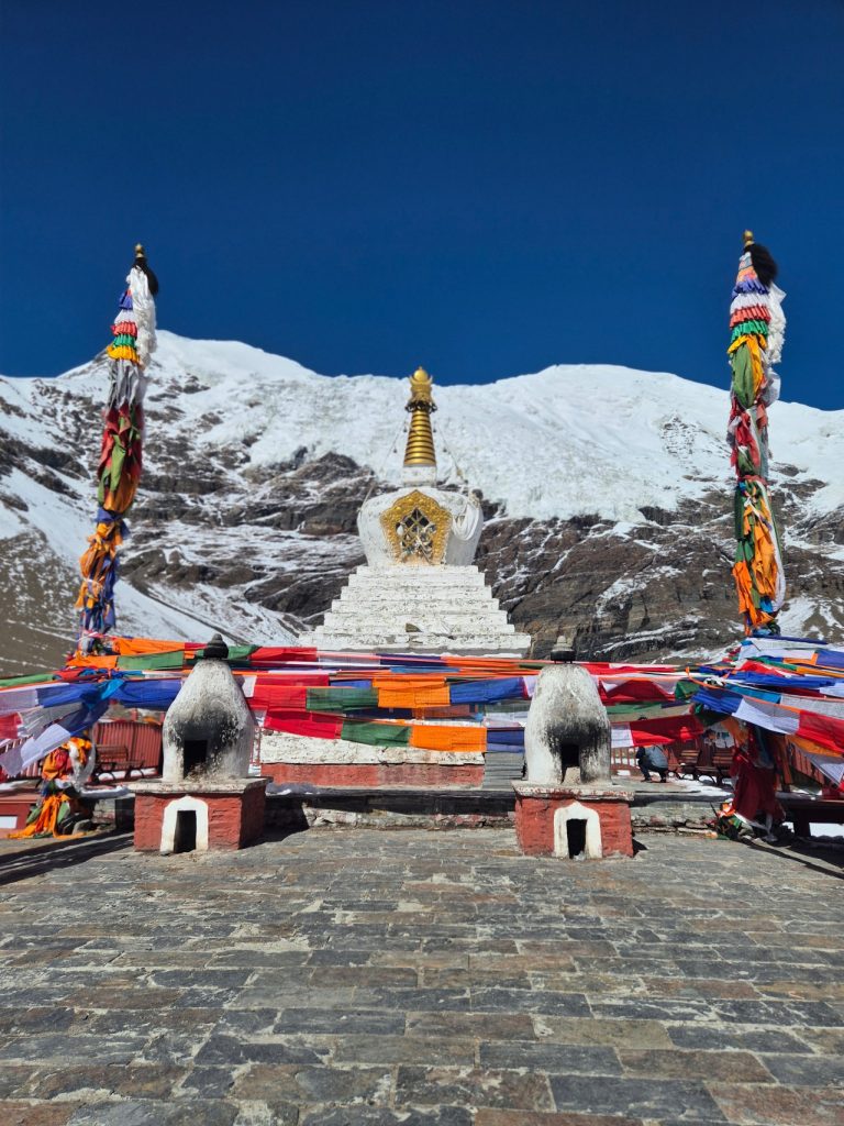Stupa at Karola Glacier Tibet
