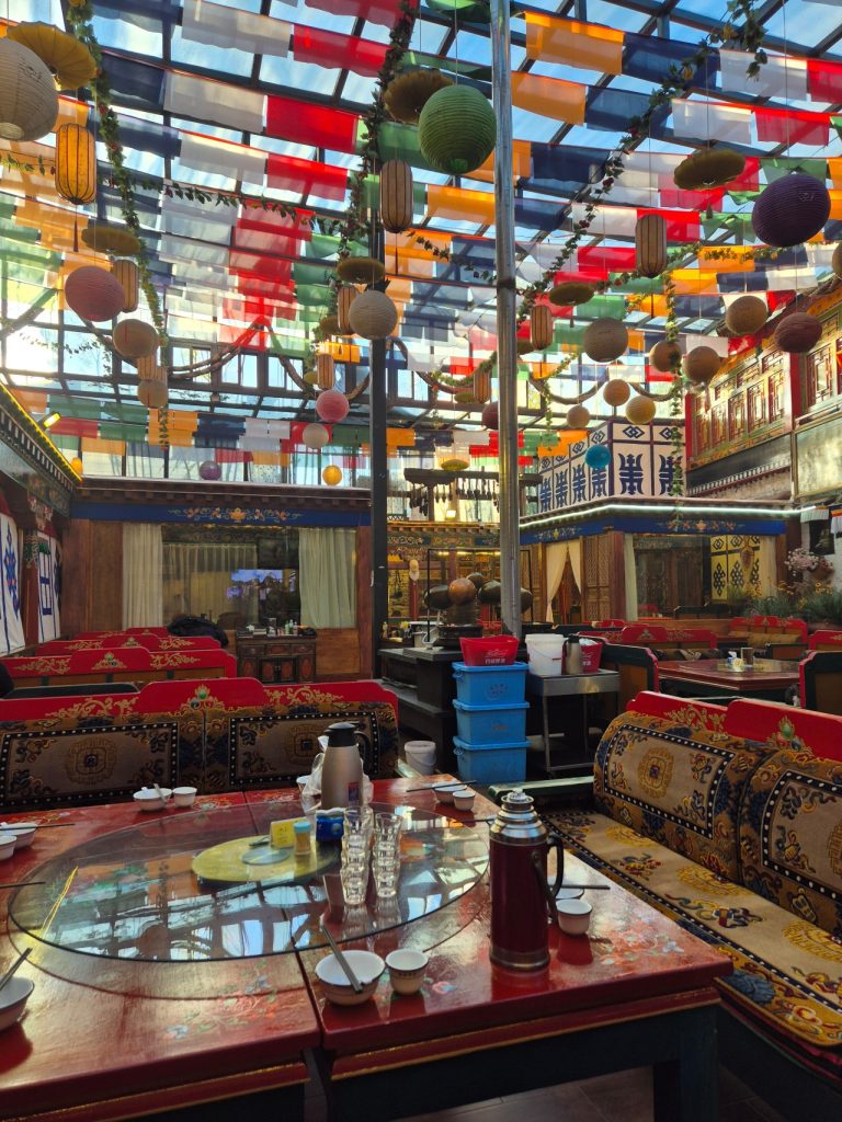 Traditional Tibetan restaurant in Shigatse