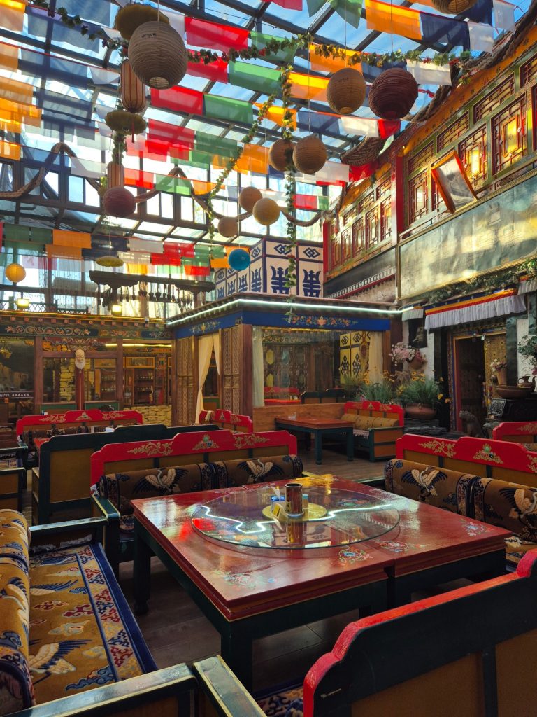 Traditional Tibetan restaurant in Shigatse