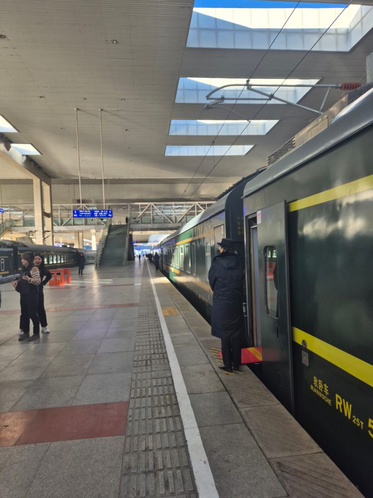 Qinghai–Tibet Railway train at Lhasa Railway Station