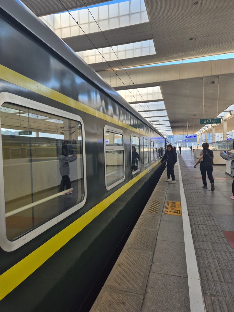 Qinghai–Tibet Railway train at Lhasa Railway Station