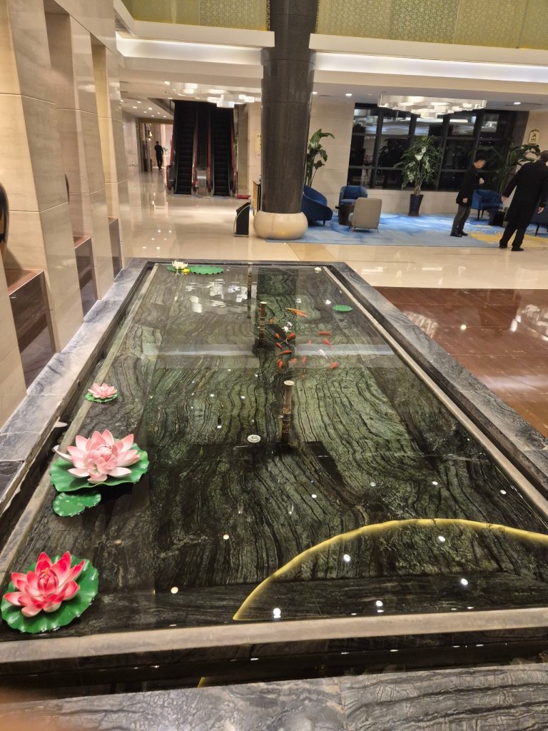 Hotel Lobby at Qinghai Hotel in Xining