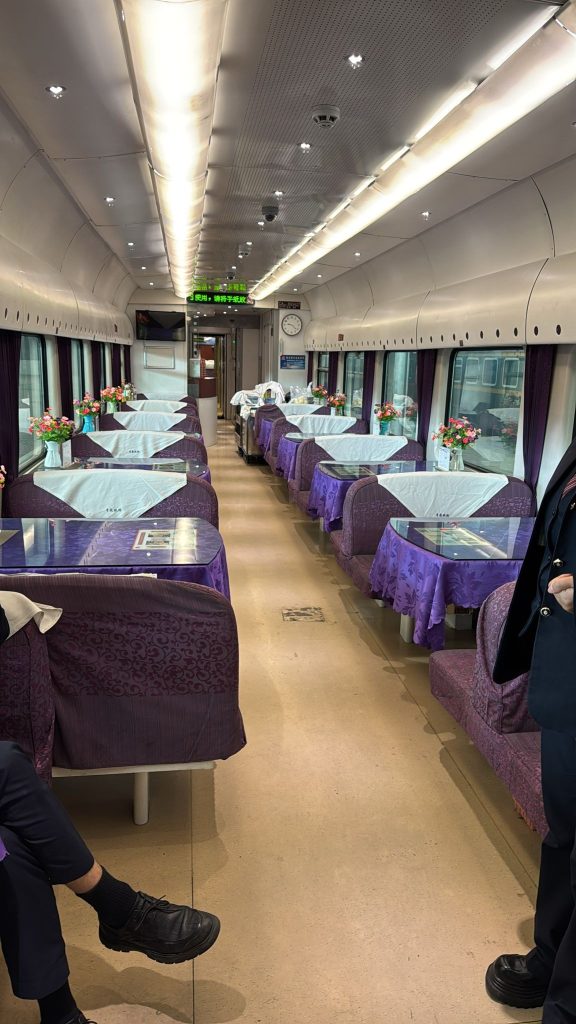 Dining cabin on Qinghai–Tibet Railway