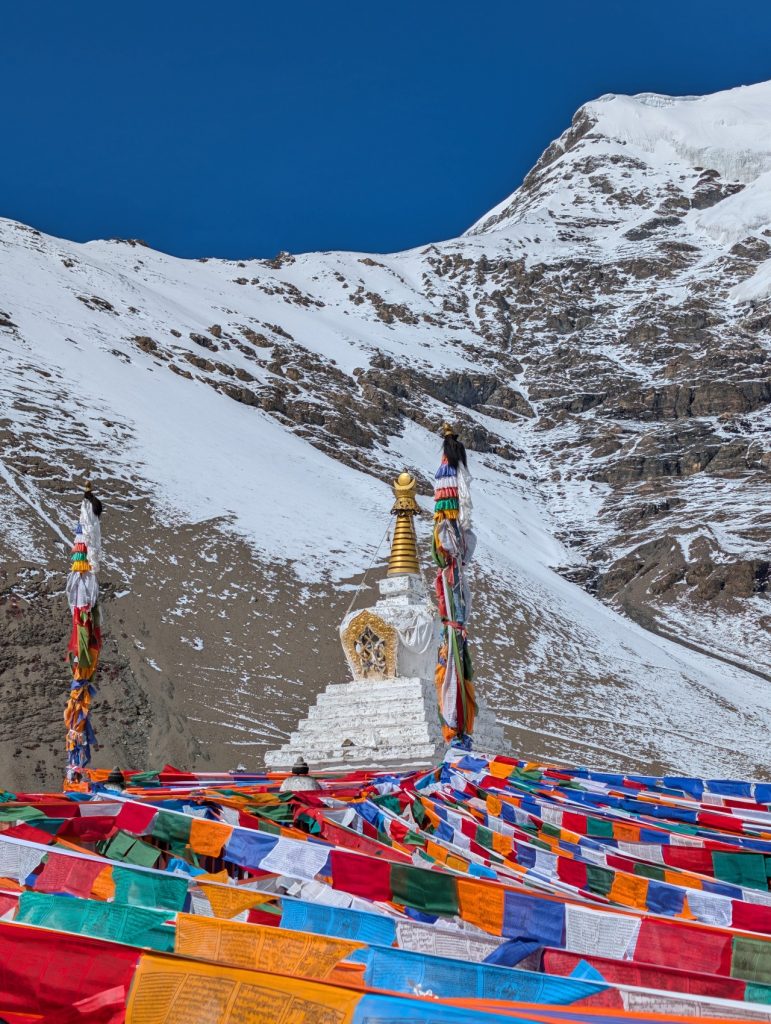 Stupa at Karola Glacier Tibet