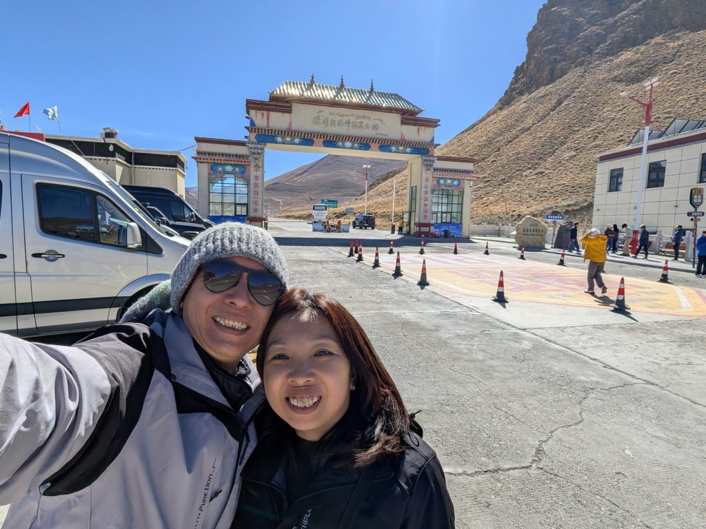 Mount Everest viewed from Gyawu La Pass at 5,200 metres