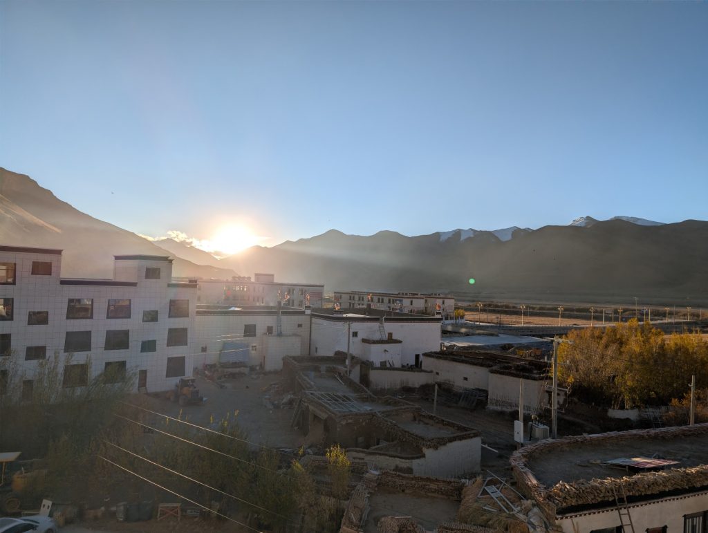 Sunrise at Everest Town