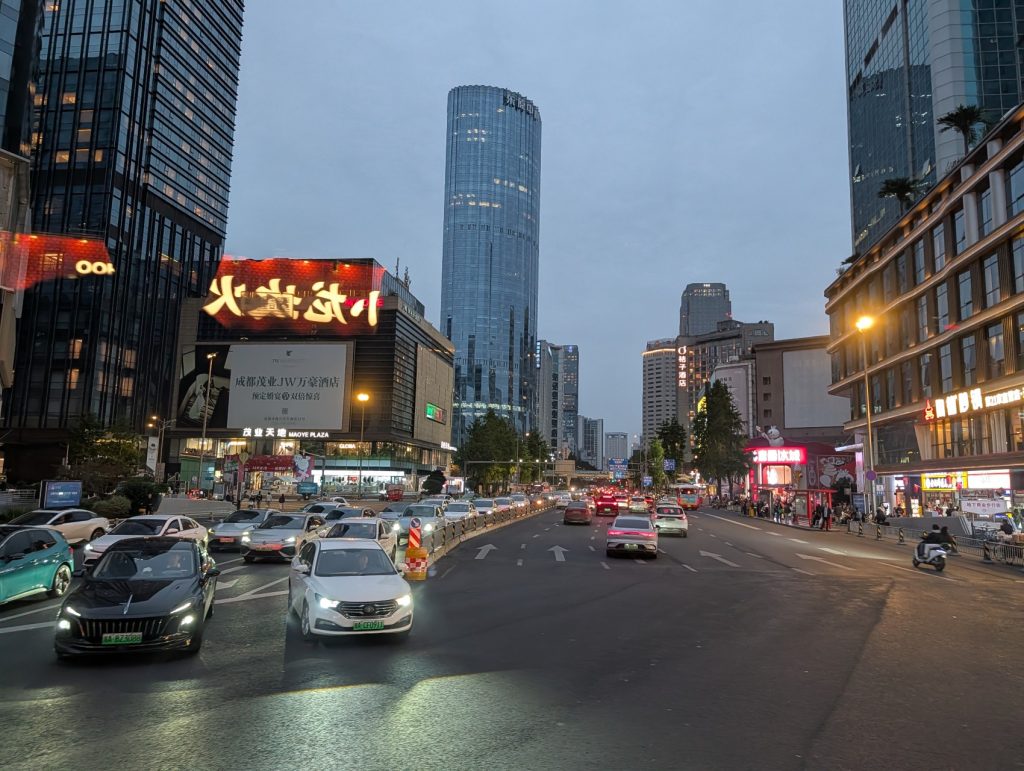 Chunxi Road shopping street in Chengdu