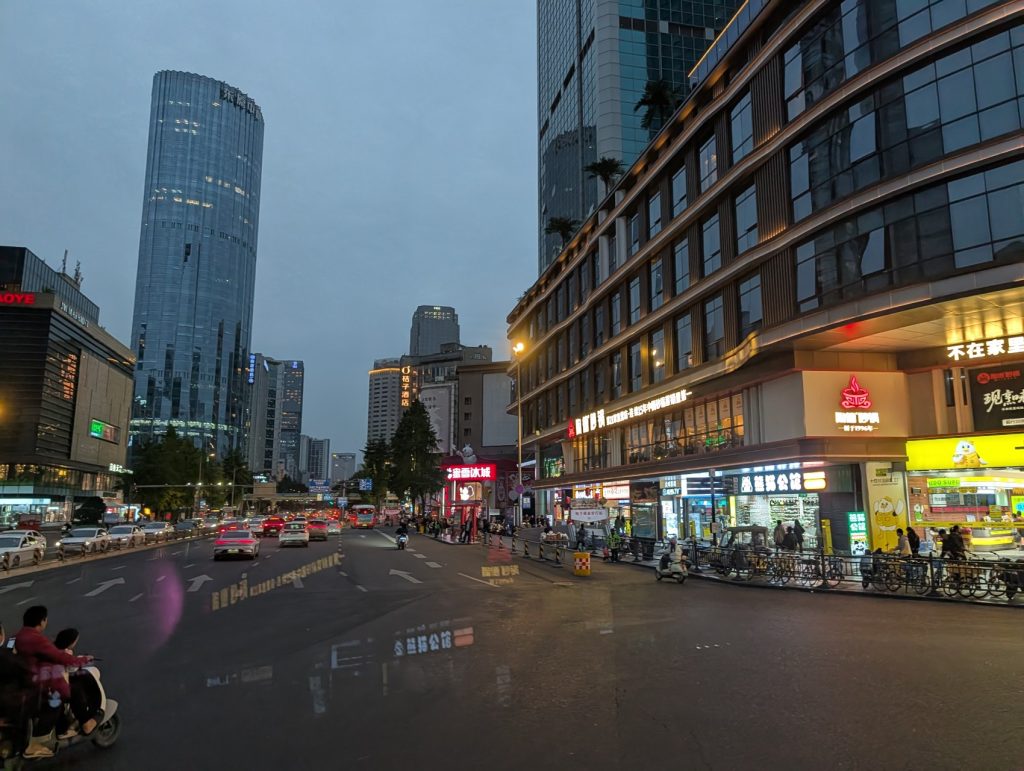 Chunxi Road shopping street in Chengdu