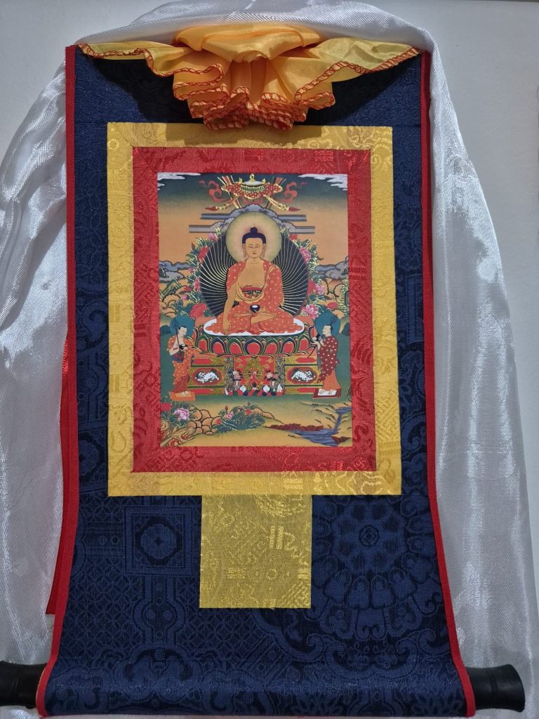 Printed Thangka artwork purchased in Lhasa